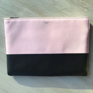 Celine Solo Pouch Colorblock Clutch - never used!